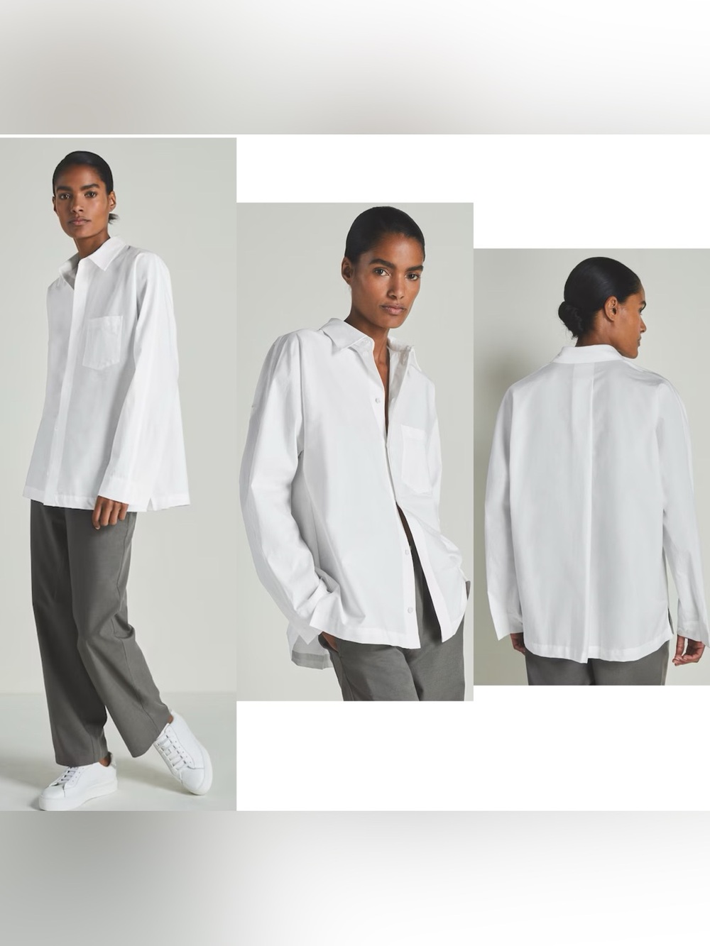 Reiss Classic White Button-Down Shirt